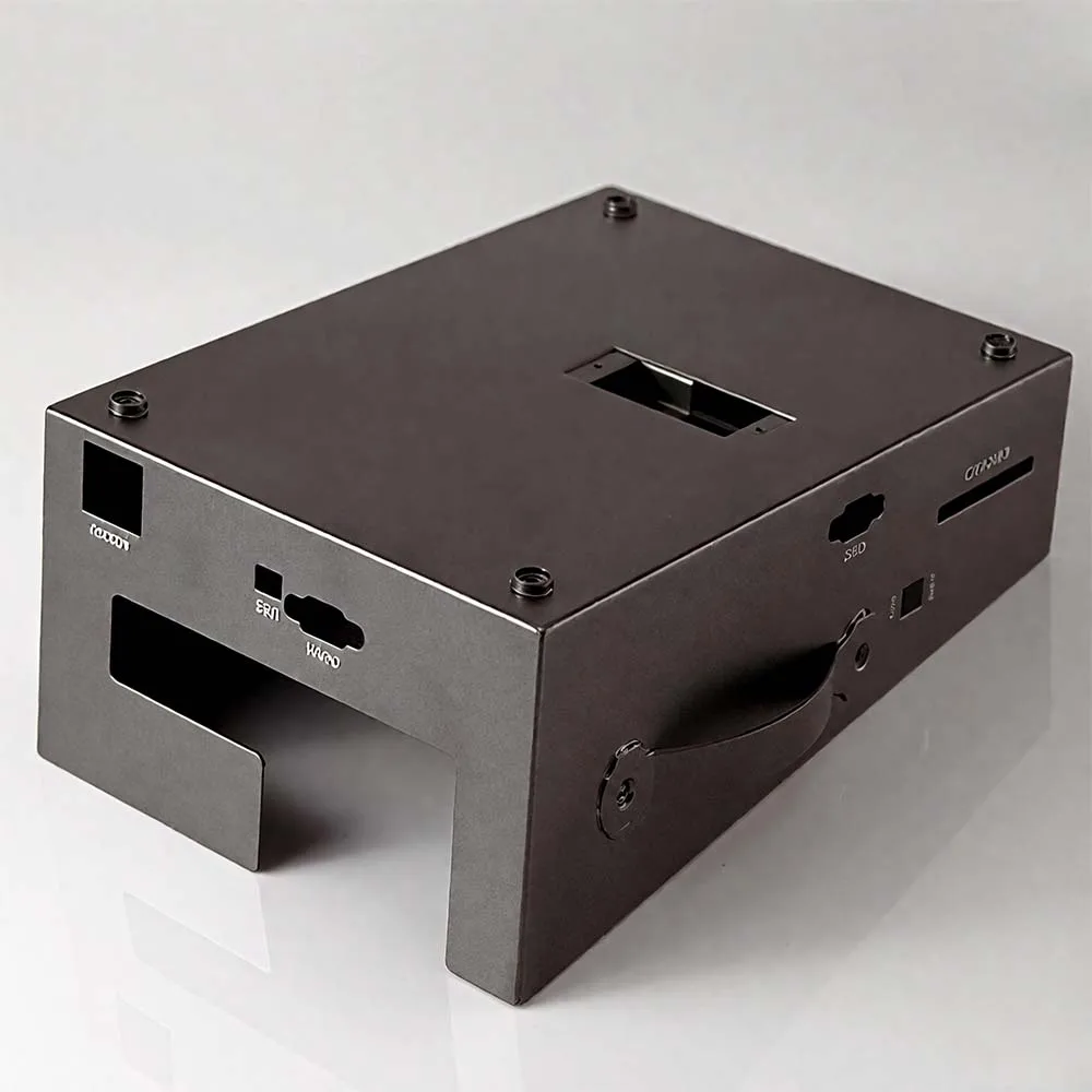 OEM Aluminum Stainless Steel Parts Welding Powder Coating Sheet Metal Frame Laser Cutting Bending Enclosure Fabrication