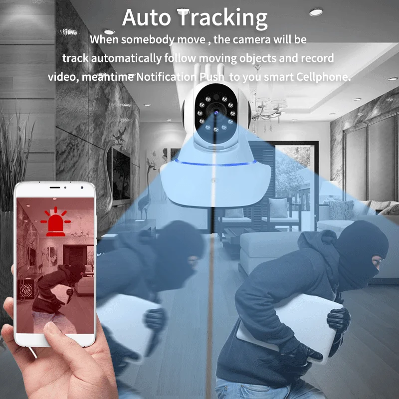 OEM 3MP Home Security Motion Tracking V380 Pro WiFi Surveillance Indoor Camera Wireless Security Wifi CCTV IP PTZ Camera