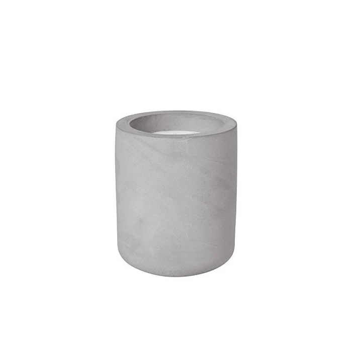 Wholesale Mini Matte Custom Printed Cylinder Concrete Candle Jar