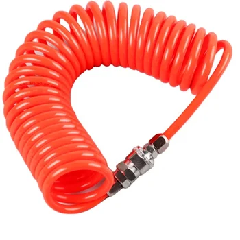 Auto Spray Gun air Pipe Pneumatic Accessories air Pump Pipe Telescopic Spring Spray Paint Quick Connector 10 Meters