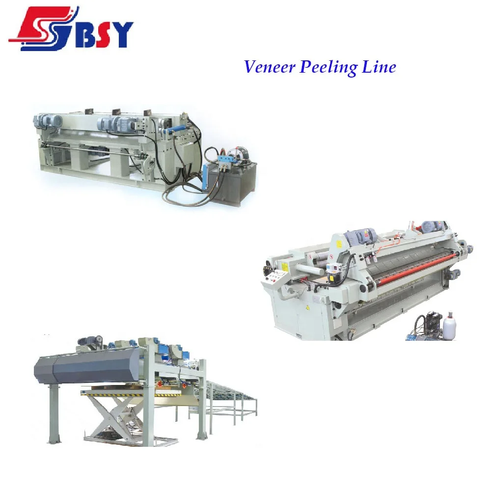 Fully AutomaticVeneer Peeling Line for Plywood Production