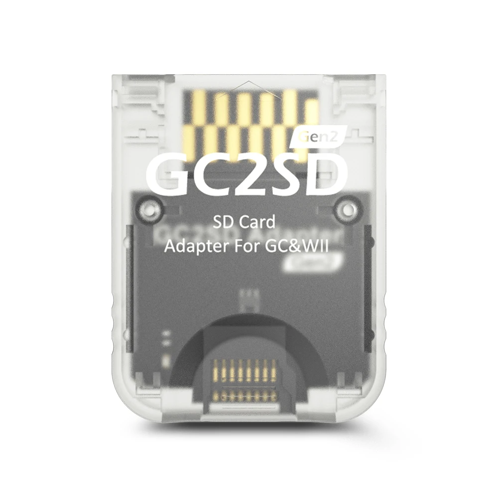 ニンテンドーゲームキューブ　メモリーカード　ソフト2本付き GC2SD Gen2 SDカードアダプターレトロゲーム用ゲームニンテンドー