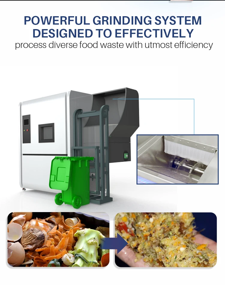 Compost Grinter Compost Making Machine Food Waste Grinder Commercial Food Waste ...