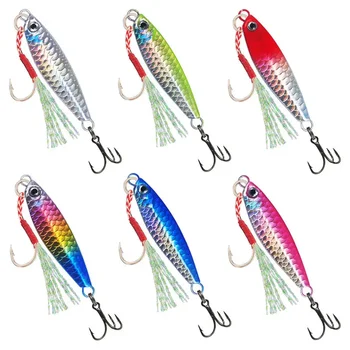 Hard Lead Metal Jigging Lure for Saltwater Ocean Boat Fishing Jigging Lure for Carp Bass Trout Species Sea Fishing – Metal Jig – view 2