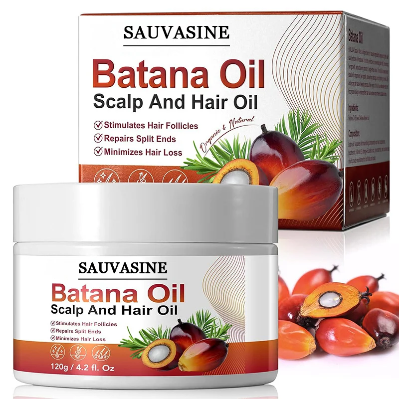 Pure Organic Batana Paste Promotes Hair Growth Customized Logo Batana 