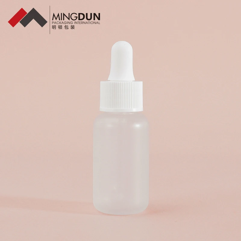 Rts 30ml Pet Empty Plastic Dropper Bottle Packaging Frosted Transparent