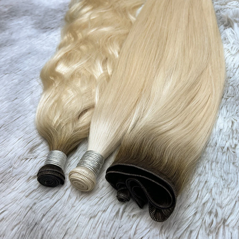 13a Double Drawn Russian Hair Extensions Tape In Genius Weft Hair