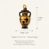 No 2 pot pendant Gold