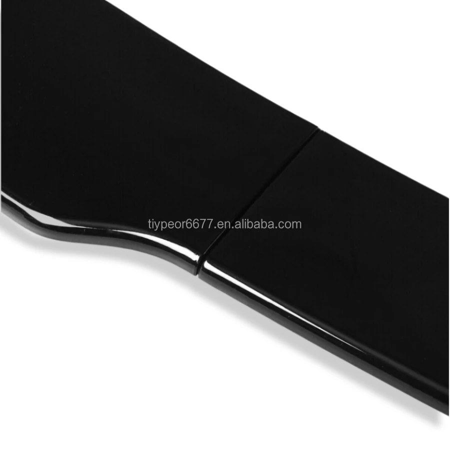 product tiypeor front bumper lip splitter for dodge challenger sxt srt hellcat 2012   2019 air dam chin splitter protector body kit 3pcs-7