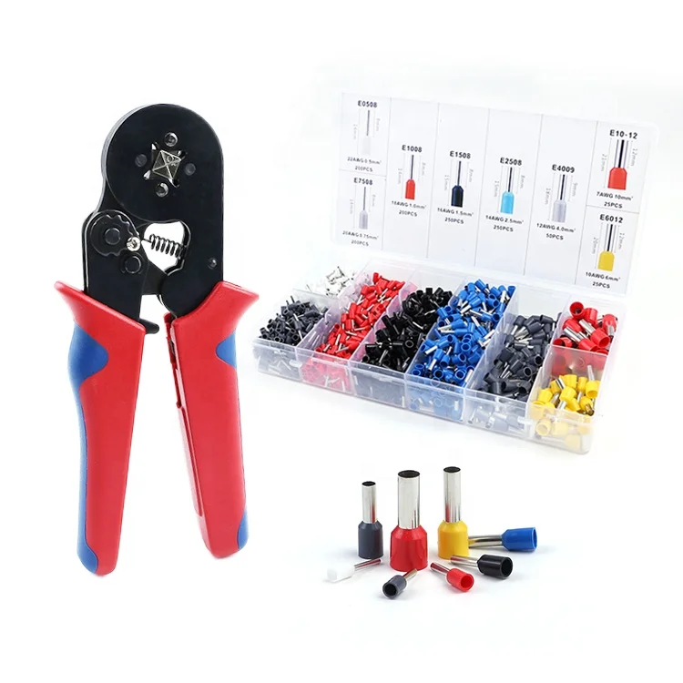 KAIWEETS KWS-302 Crimping Tool Set Multi-function Cable Cutter and Wire Stripper Terminal Crimping Tool Set