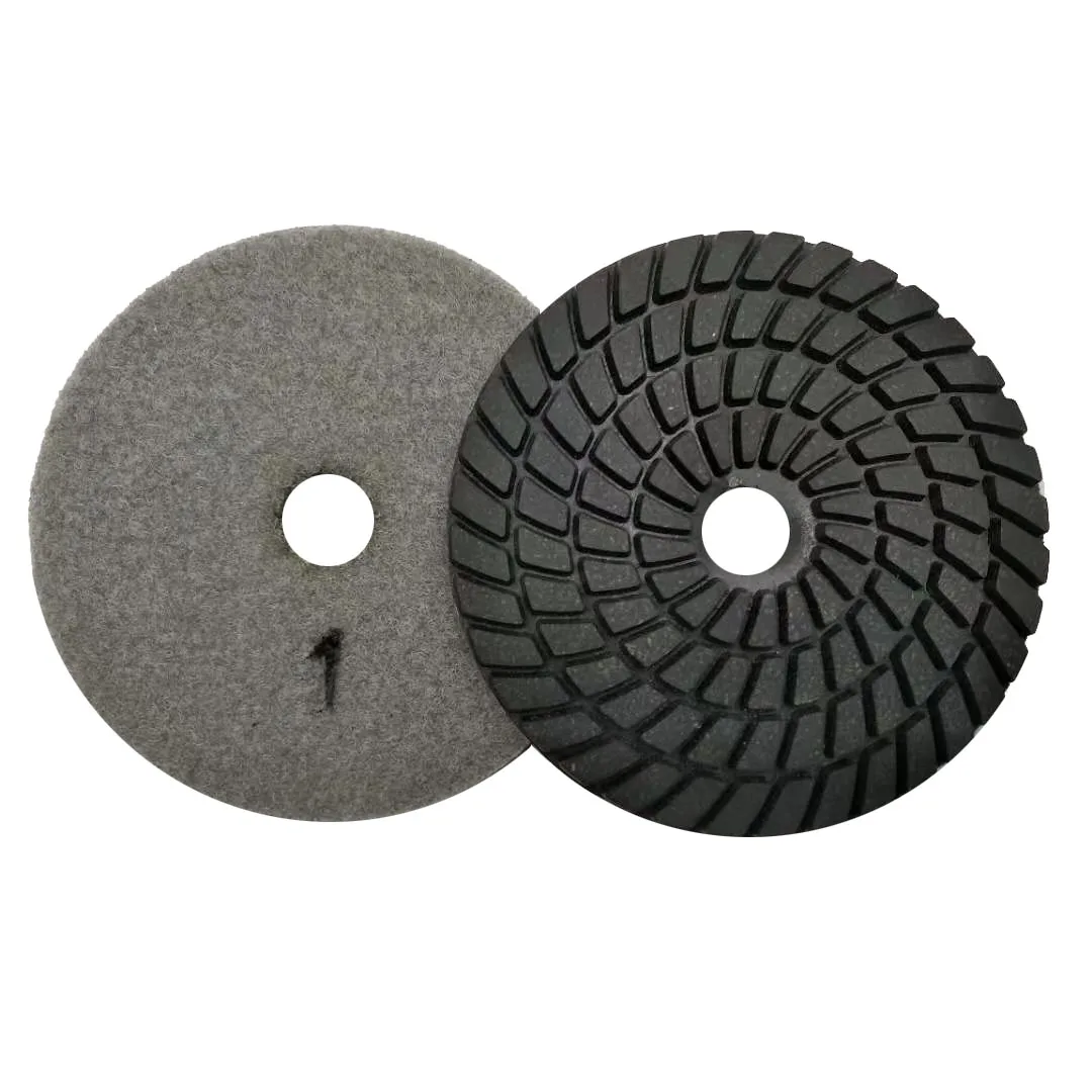 3 step floor grinder polishing pads match with all kinds concrete ...