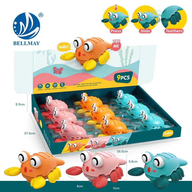 
 Игрушка Bemay с прессом и раздвижными милыми животными, детская мультяшная игрушка для бега  