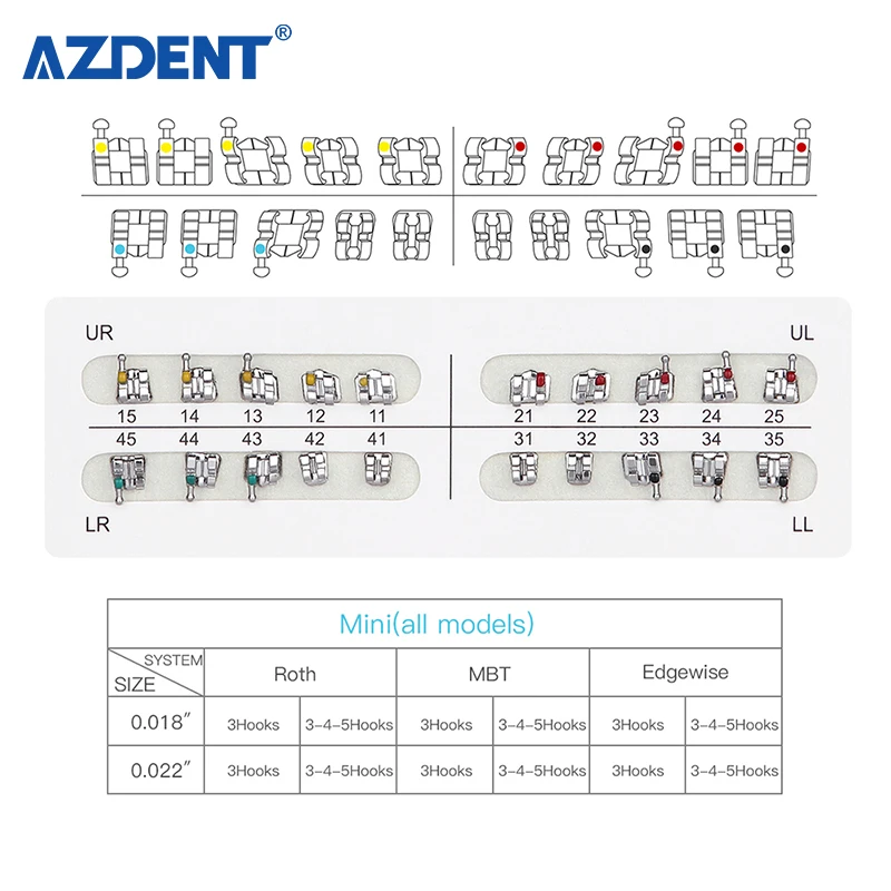 AZDENT Wholesale Price Fashion Orthodontic Bracket