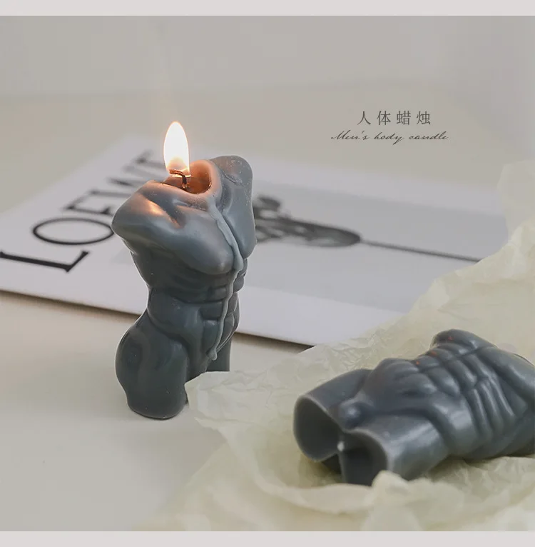 Wholesale New Design Body Candle Mold Female Body Shape Scented Candles