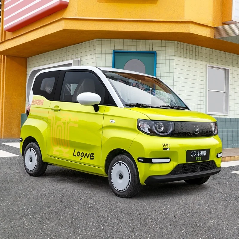 product ice cream chery new energy qq ice cream mini car pure electric 2024 range 120km 3 door 4 seater two door car-58