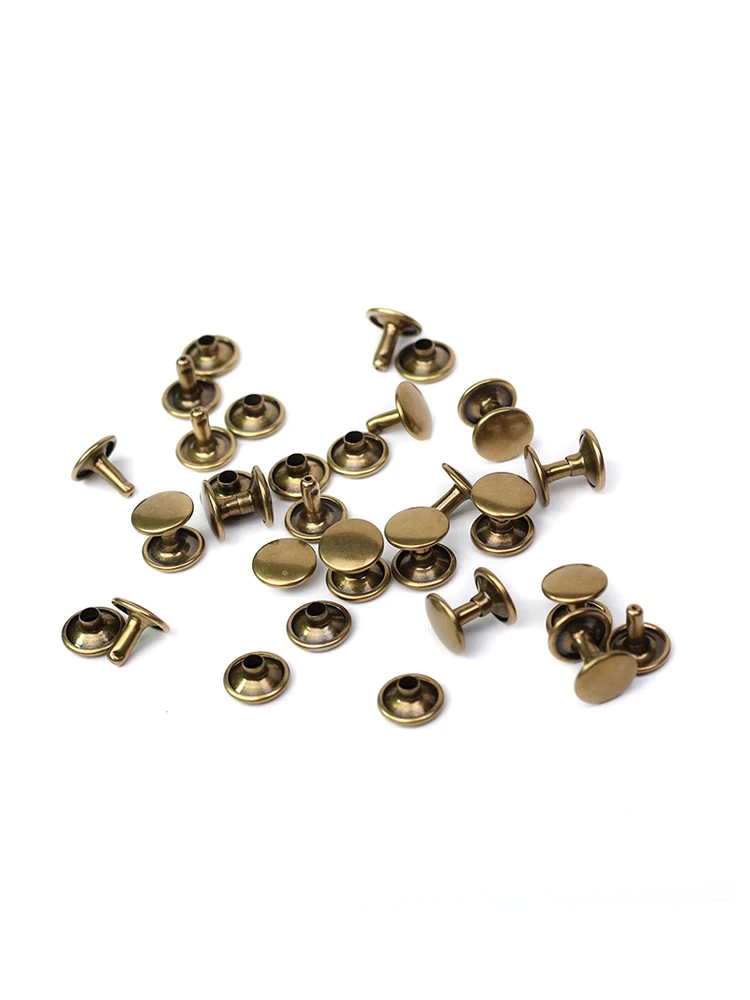 4 мм круглая двухсторонняя крышка заклепки металлические шпильки Одежда обувь и сумки технического обеспечения аксессуары