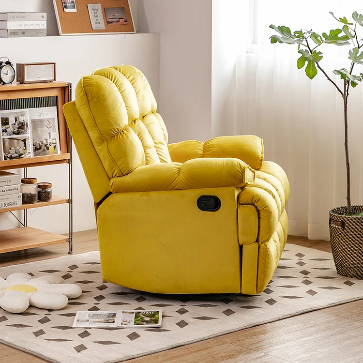 Multi-Functional Luxury Cloud Sofa Single Person Couch for Living Room Casual Reclining Rocking Chair Foldable for Dining