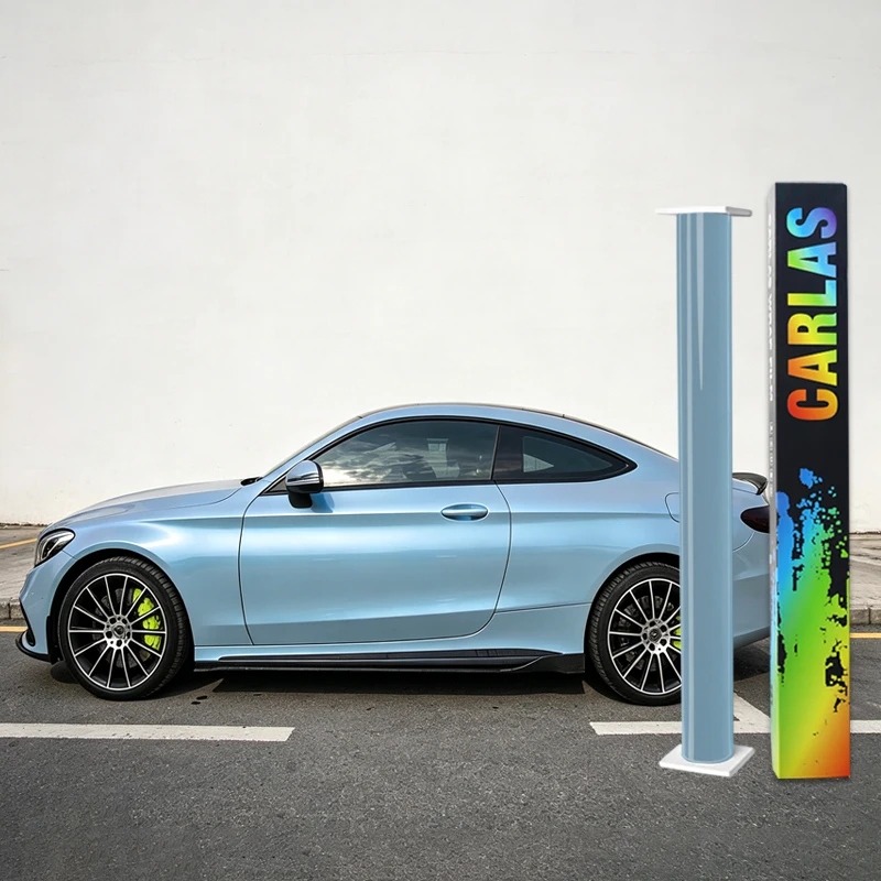 Carlas 1.52 18M Vinyl Car Wrap Self-Healing Vinyl Car Wrap Vinyl Chameleon Gloss Car Film Pvc