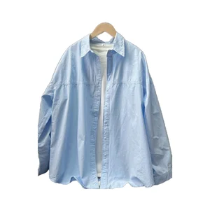 Long Sleeve Maternity Shirt Women Pregnant Blouse Soft Cotton Uniform Pregnancy Clothes