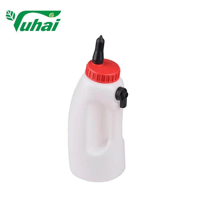 product calf feeding bottle with handle calf milk bottle with natural rubber nipple cattle feeder-4