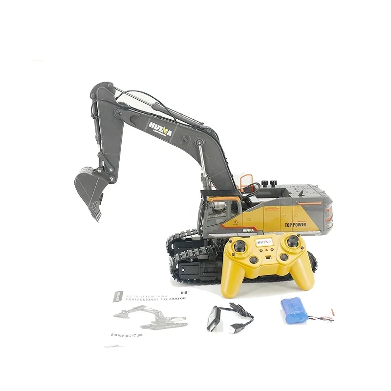 Huina 1592 1/14 Scale RC Excavator - 22CH Remote Control Toy
