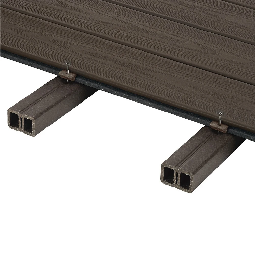 Waterproof Clip System Outdoor Wpc Wood Plastic Composite Flooring