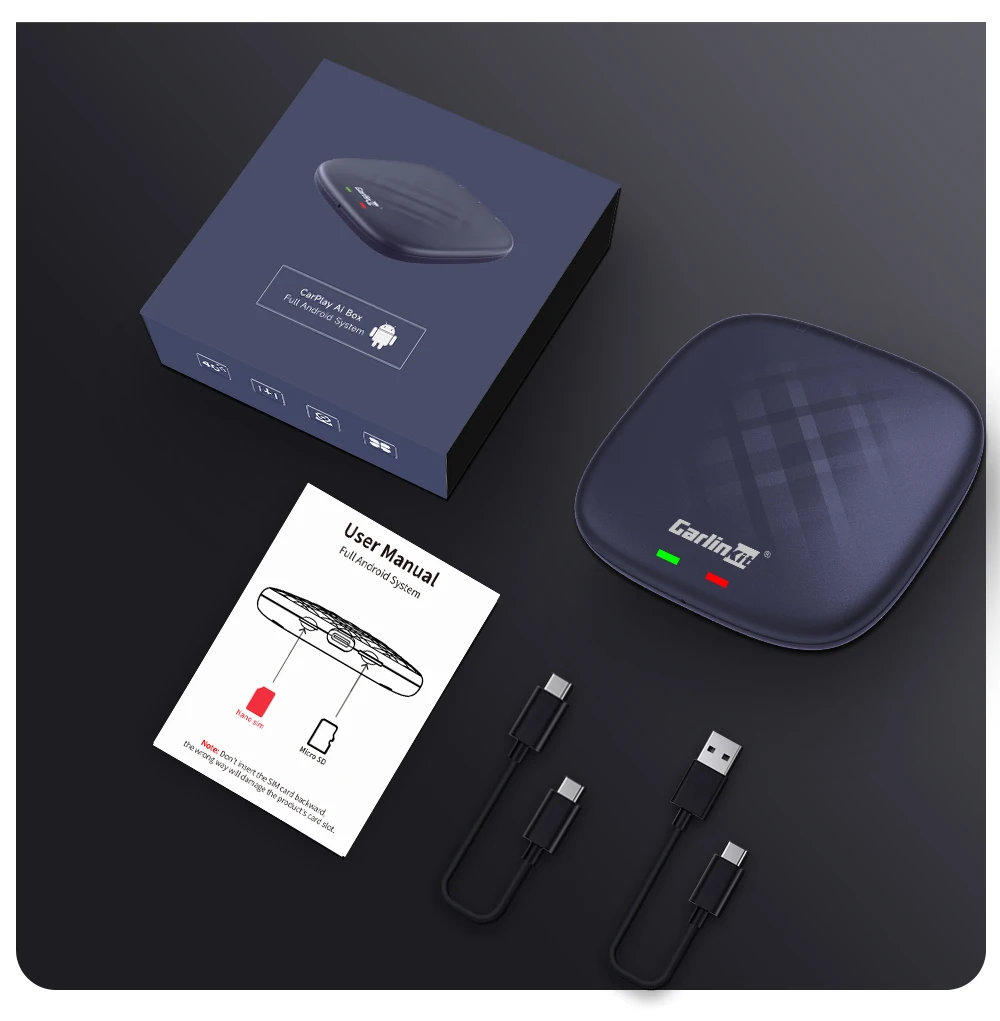 Carlinkit Tbox-plus Wireless Carplay Ai Box 8+128g - Android 13 & Gps