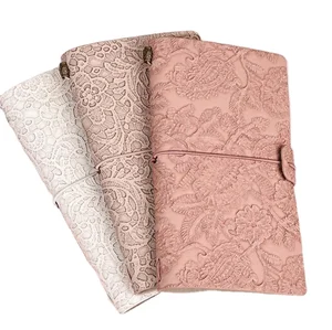 Customizable Vintage A6 Leather PU Agenda Planner Journal Notebook for Corporate Vip Gifts