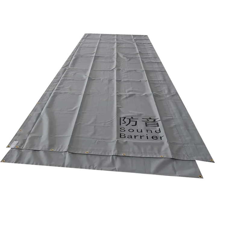 Pvc Laminated Soundproof Fabric Piece Waterproof Building Sound Barrier ...