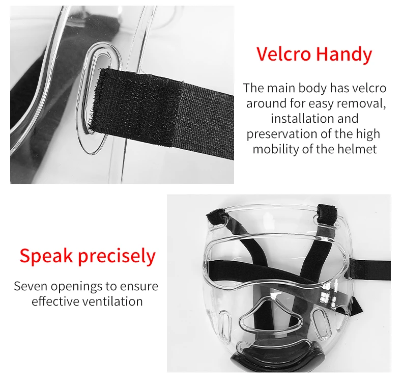Custom Taekwondo Face Shield Martial Arts Taekwondo Karate Head Mask
