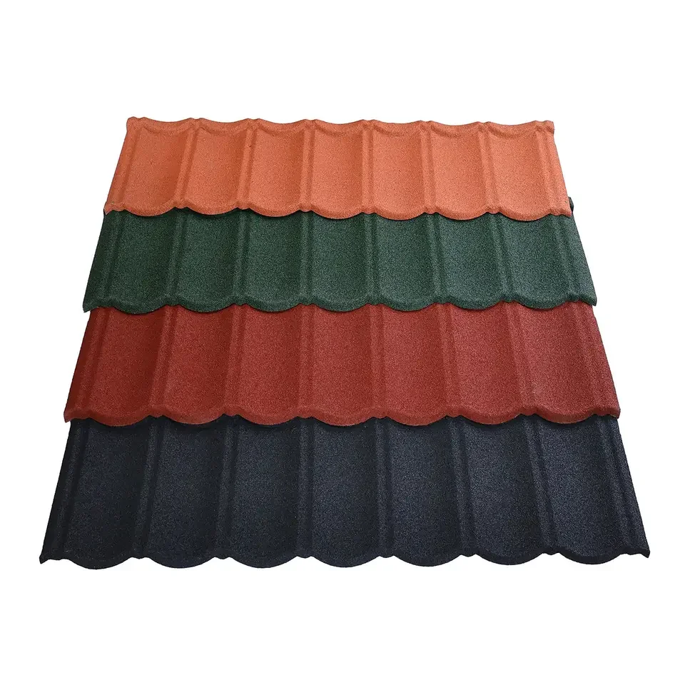 stone coated metal roofing tiles price uganda stone chip coated metal roof tile stone coated metal roof tiles