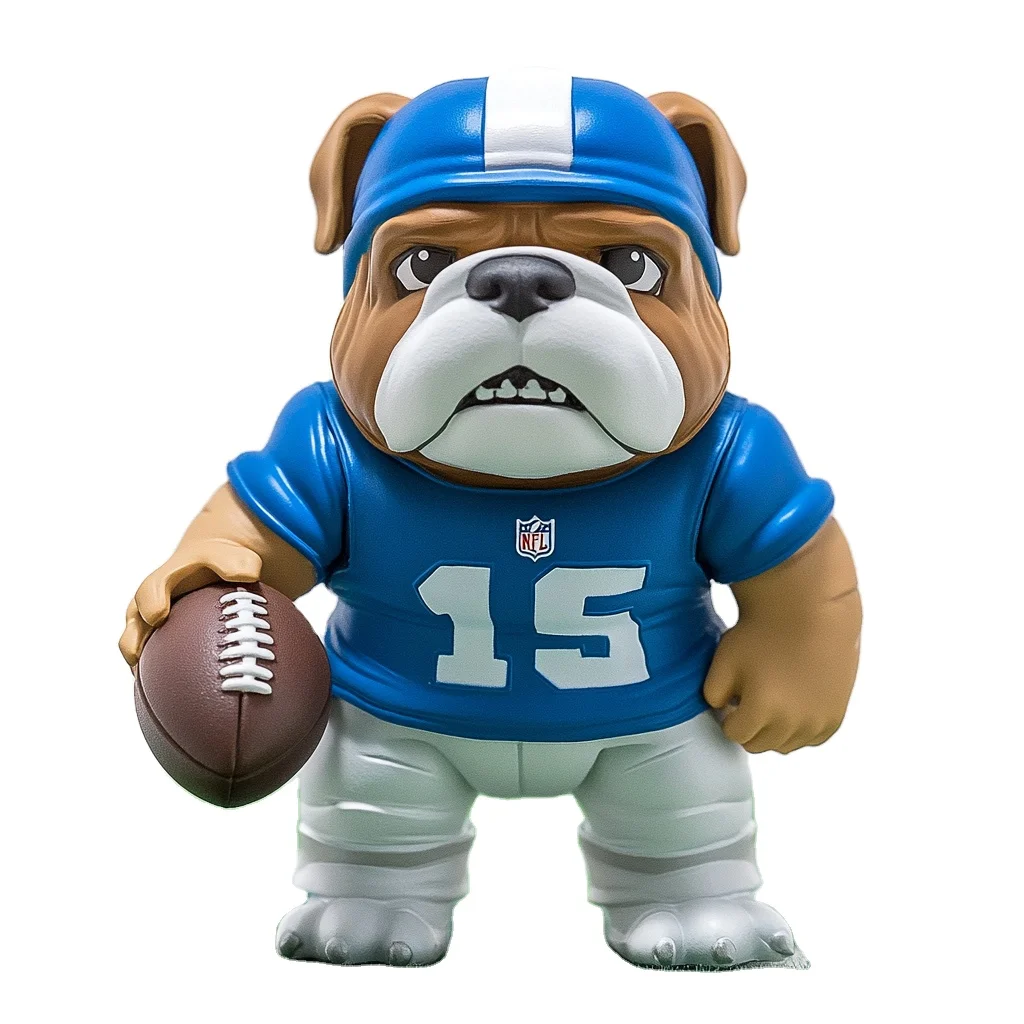 Custom New Style Small PVC Vinyl Figure Designer Cartoon Plastic Collectibles Football Action Figure