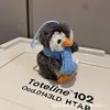 Ciondolo pinguino sciarpa-11 cm