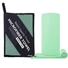 mint green-Zipper bag