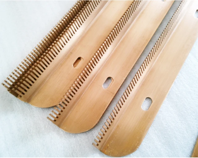 China Source Maker H62 Copper for Huaer CNC Machined Noodle Cutter Comb for Chinese Noodle Making Machine