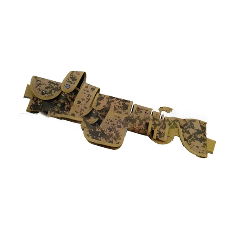 Wear-resistant Camouflage Nylon Oxford Cloth Plastic Buckle Multifunctional Security Belt for Duty Training Belt