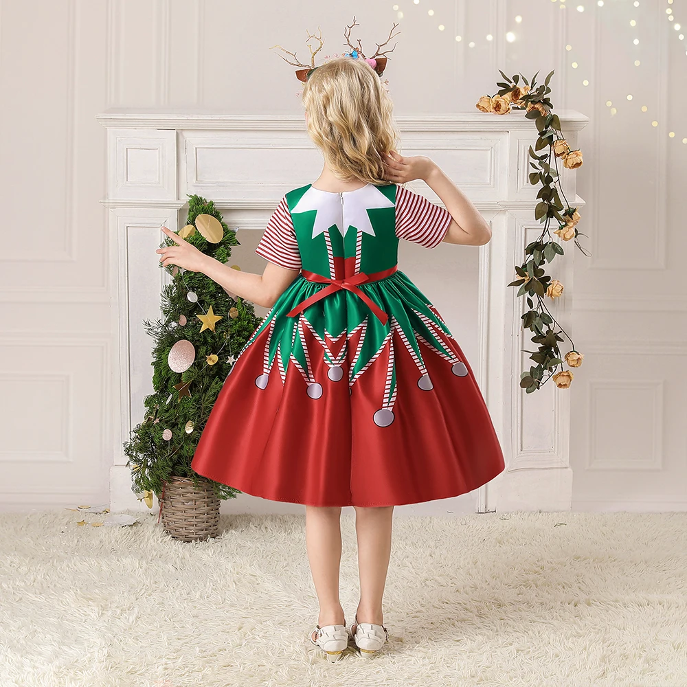 MQATZ Girls Halloween Carnival Costume Kids Christmas Party Frock Baby Girl  New Year Eve Dress