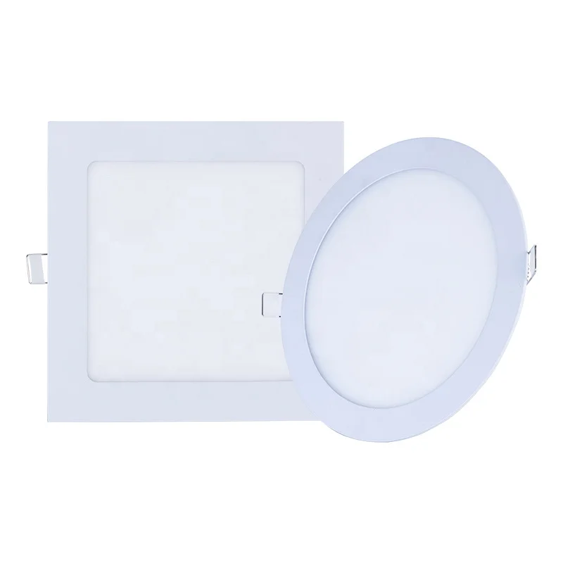 LED Panel Downlight Customizable 24v DC 12W 18W 20W 24W Led Recessed Slim Ceiling Round Square LED Panel Light