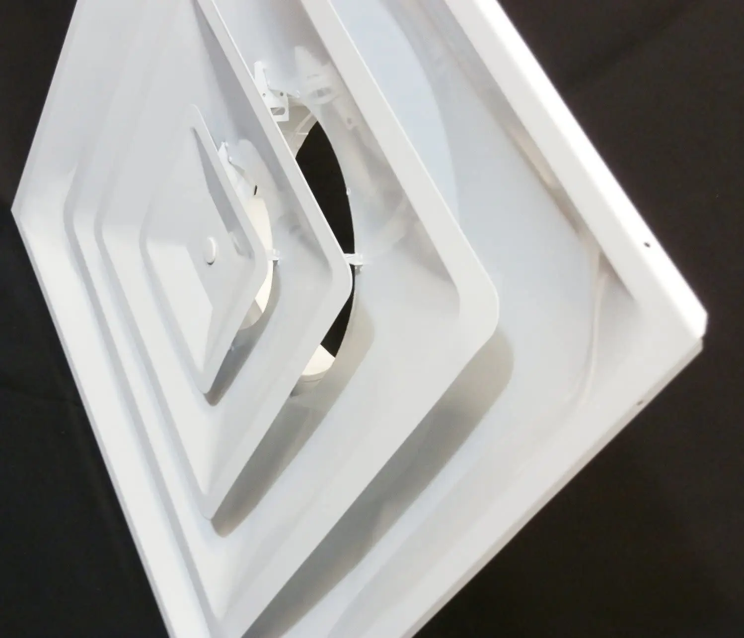 Square Air Diffuser Drop Ceiling Supply Grille for HVAC Air Vent Connection