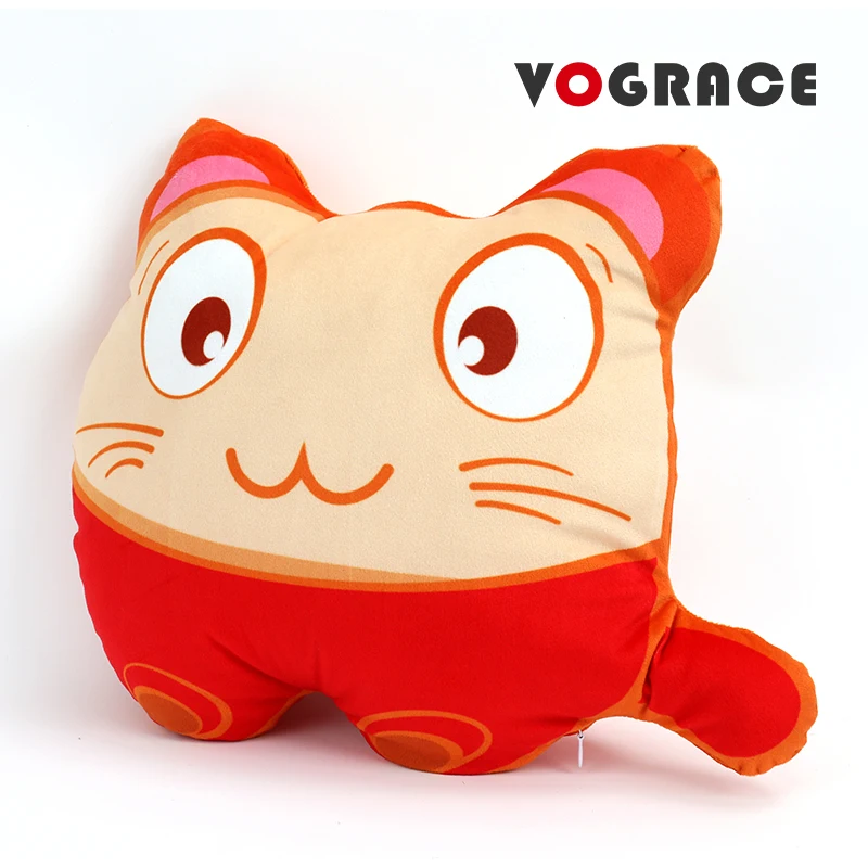 Vograce Customized Shaped Pillow Custom Anime Pillow Cover Die Cut Bed Home Decor Hugging Plush Throw Christmas Pillow Case