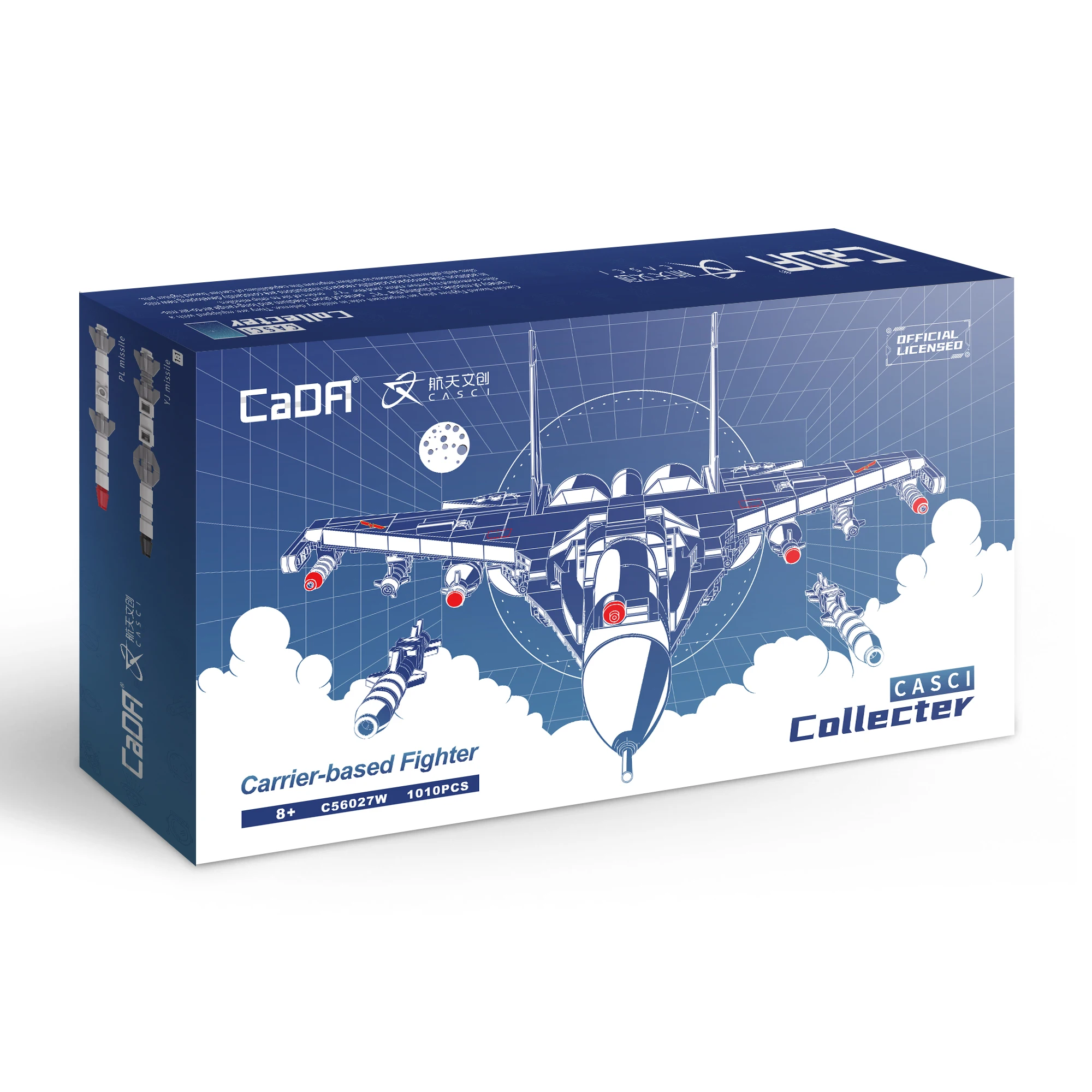 C56027W J15 Carrier-Based Fighter Jet Model - 1010PCS DIY