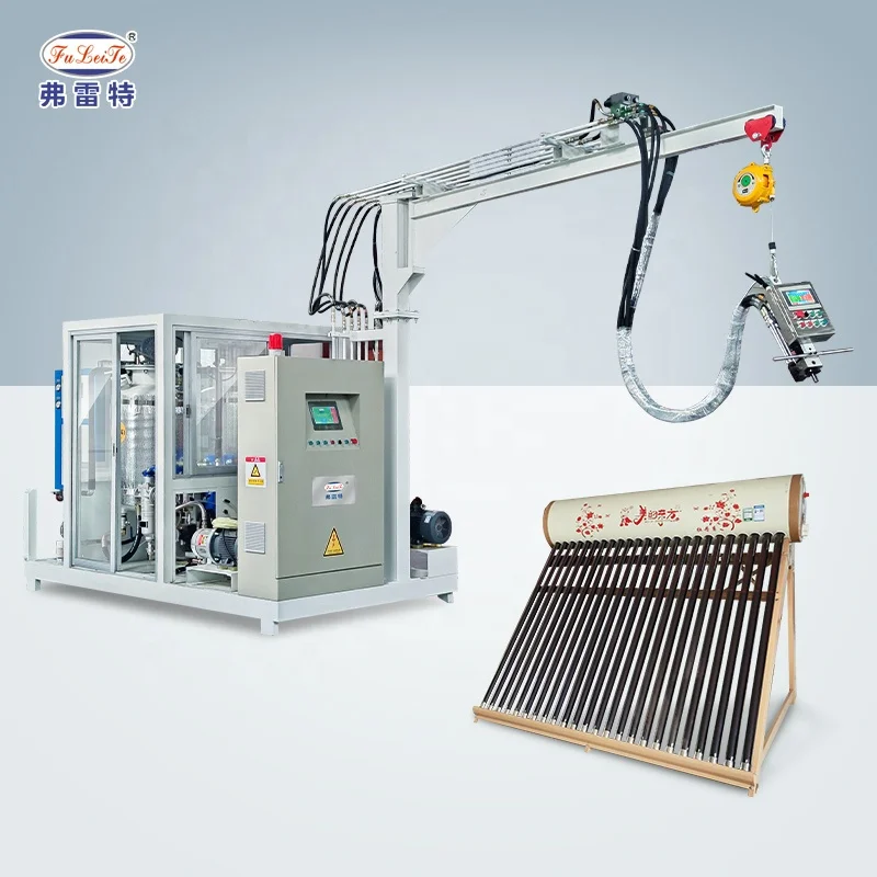 Turkey Solar Insulation Layer Cyclopentane Polyurethane Foaming Inject Machine PU Foaming Equipment for Water Heater