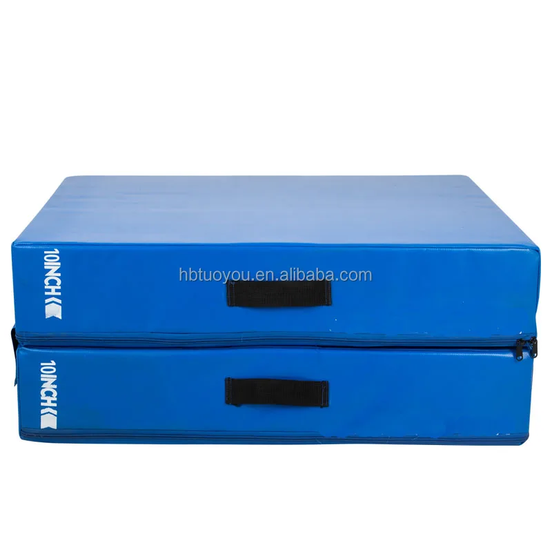 Custom Pvc Leather Tarpaulin Weightlifting Crash Pad Mat Barbell