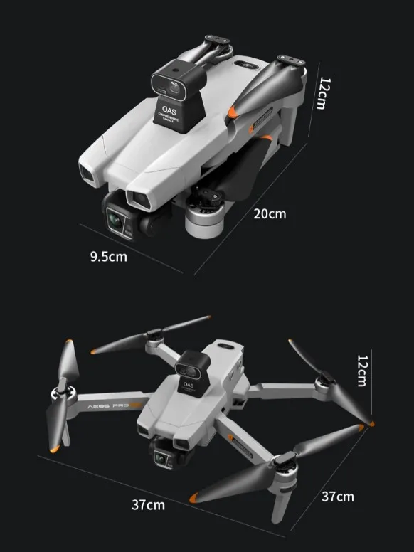 AE86 Pro Max Drone: GPS 4K Camera with Remote Control, 3-Axis