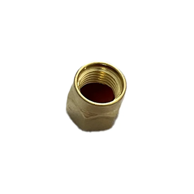 product sma dust cap copper gold plated with internal thread sma male cap-0