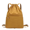 Sac à dos de sport léger en nylon moutarde