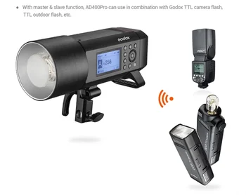 Godox GN72 TTL 2.4G Wireless X System Witstro All-in-One Outdoor Flash 400ws Strong Power AD400Pro detail image