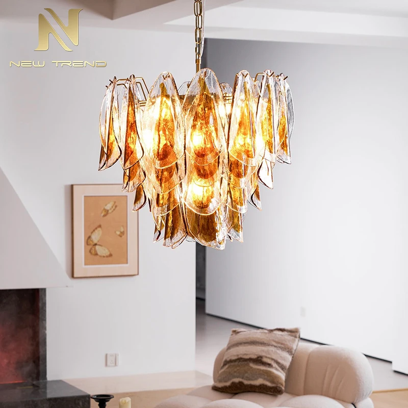 CPL-448 Large Custom Murano Glass Chandelier | High-End Italian Style Ceiling Lighting for Hotel & Villa