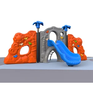 Forest Series Plastic Play Climbing Wall with Slide for Kids Outdoor & Indoor Play for Garden School Kindergarten Adventure Park