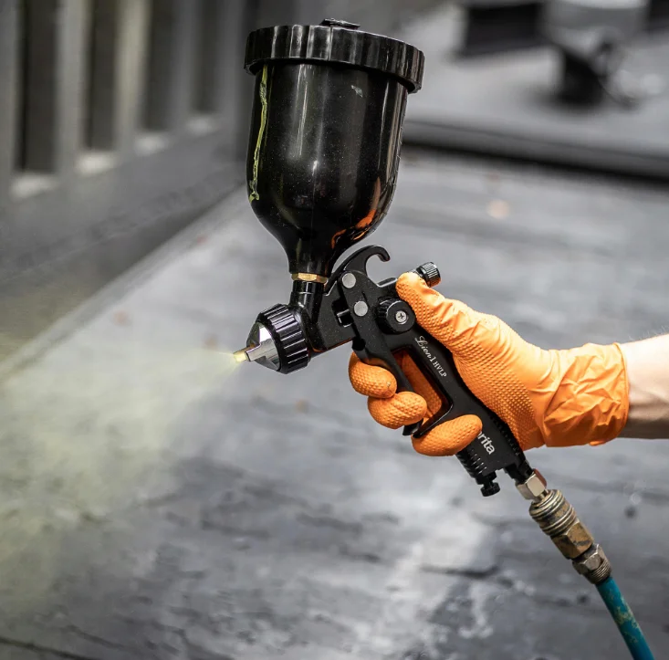 AUARITA Lion1 Original High-Pressure 1.3mm Nozzle Spray Gun HVLP Auto Painting Gun With Pressure Feed - Image 3